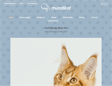 Tablet Screenshot of mundikat.nl